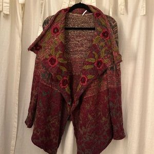 Free People Embroidered Sweater
